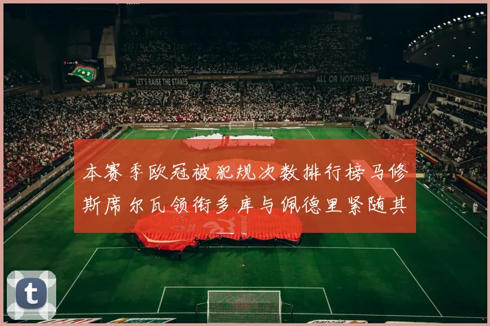 本赛季欧冠被犯规次数排行榜马修斯席尔瓦领衔多库与佩德里紧随其后
